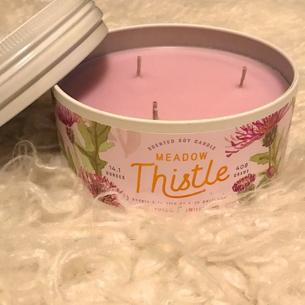 Soy Meadow Thistle Triple Wick Candle 14.1 oz